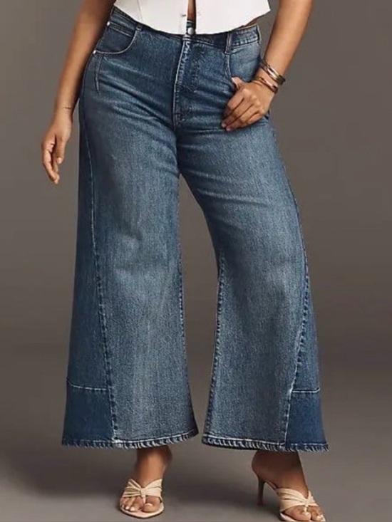 Pilcro Denim - Pilcro Darien Wide Leg Panel Jeans - Sz 31